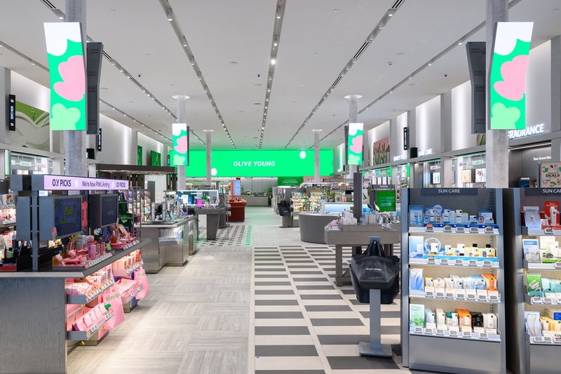 Inside Olive Young's US store