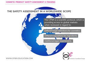 Global cosmetic product safety assessment training