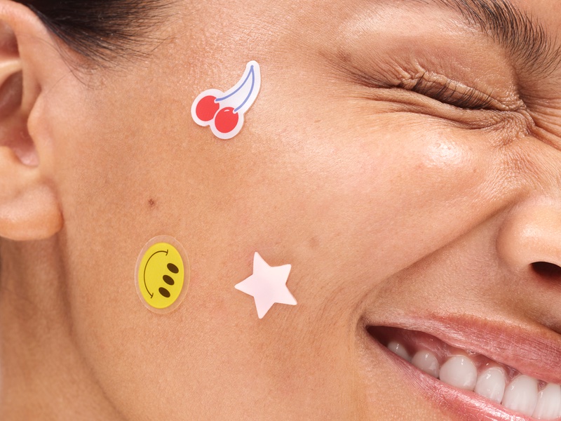 Glossier teams up with Starface on spot sticker compact