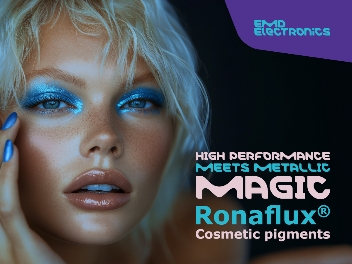 High performance meets metallic magic with Ronaflux® cosmetic pigments