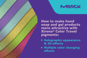 How to make hand soap and gel products more attractive with Xirona Color Travel pigments 

