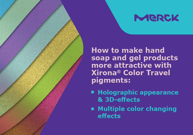 How to make hand soap and gel products more attractive with Xirona Color Travel pigments 
