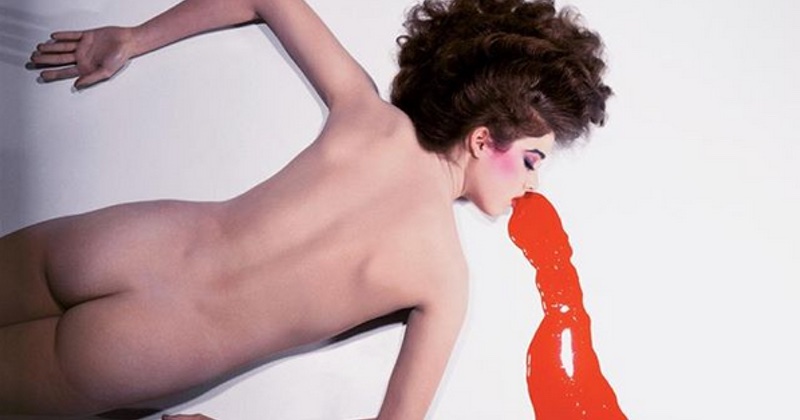 Morawetz work with Guy Bourin // Image via Instagram @plutonic_violet
