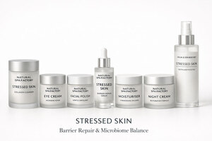 Introducing Stressed Skin: A targeted barrier repair & microbiome-balancing skincare collection