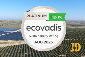 Jojoba Desert achieves EcoVadis Platinum - top 1% in sustainability
