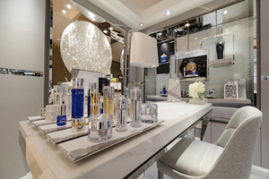 La Prairie unveils new Swiss counter design in Paris 