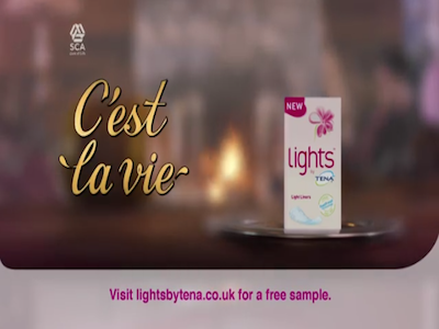 Lights by TENA says ‘C’est La Vie!’ with new campaign