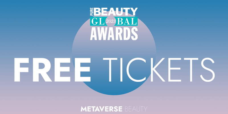 Limited edition free tickets to attend the virtual Pure Beauty Global Awards winners ceremony