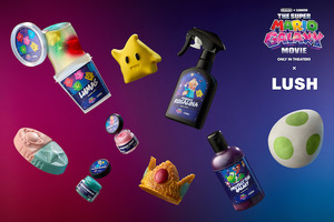 Lush hosts event at London’s Outernet to promote Super Mario Galaxy Movie collection