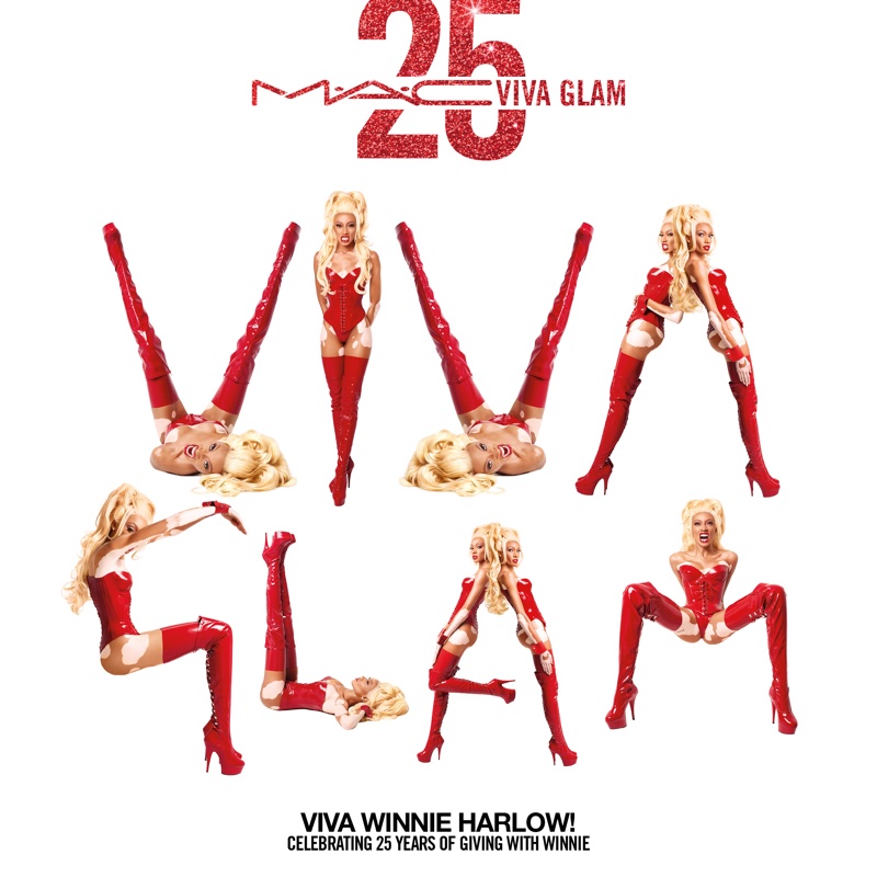 MAC recreates RuPaul’s Viva Glam campaign with help of supermodel Winnie Harlow