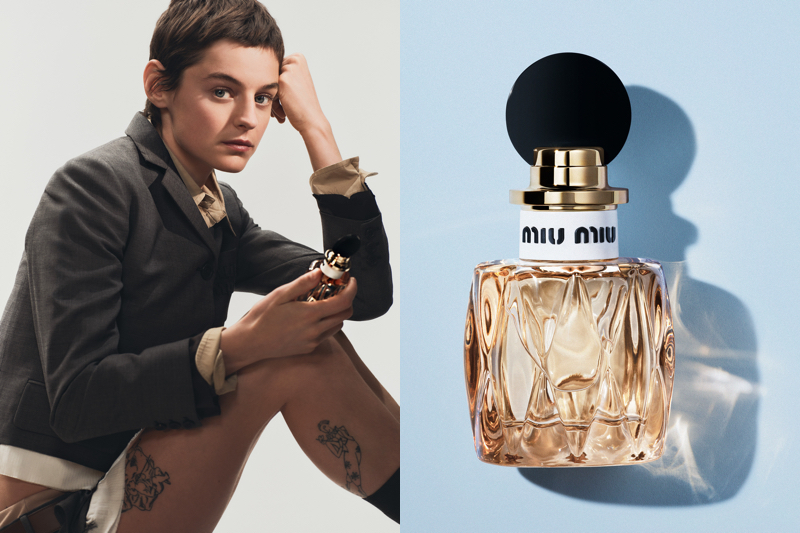 Miu Miu debuts first fragrance under L’Oréal license partnership fronted by Emma Corrin