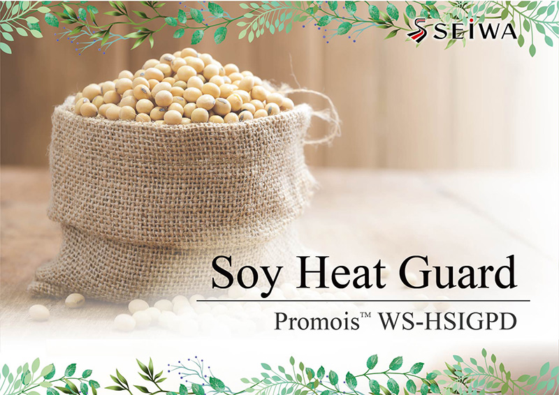 New ingredient for hair: Soy Heat Guard, Promois WS-HSIGPD