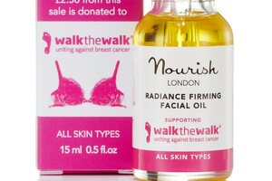 Nourish London gives charity Walk the Walk a leg up with anti-ageing oil