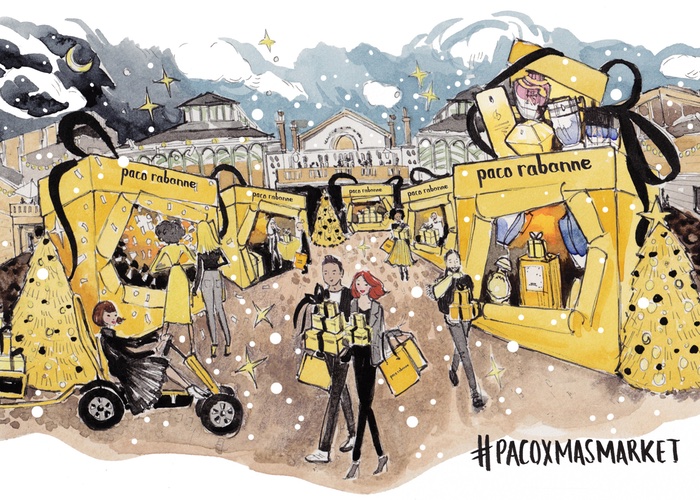 Paco Rabanne debuts first-ever multi-sensory Christmas Market

