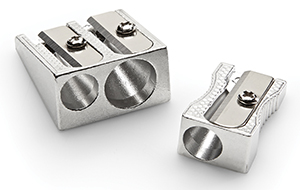 Qosmedix announces new metal sharpeners for lip and eye pencils