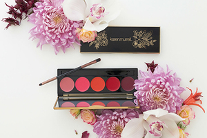 Quadpack designs Karen Murrell bouquet-inspired lip palette