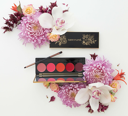 Quadpack designs Karen Murrell bouquet-inspired lip palette