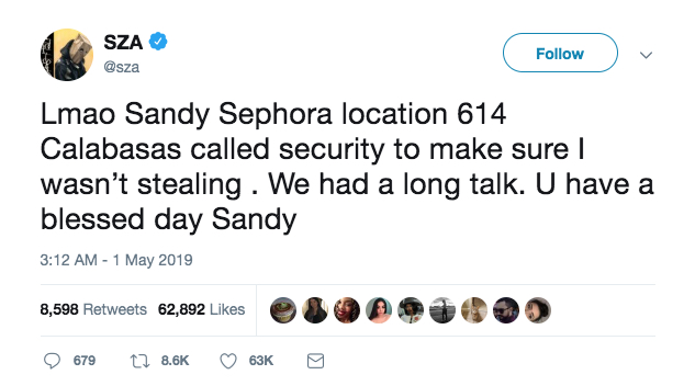 Sephora shuts down US stores for diversity training after SZA incident