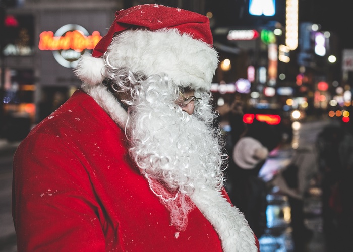 Sleigh bells and social media: Santa moves into the digital age