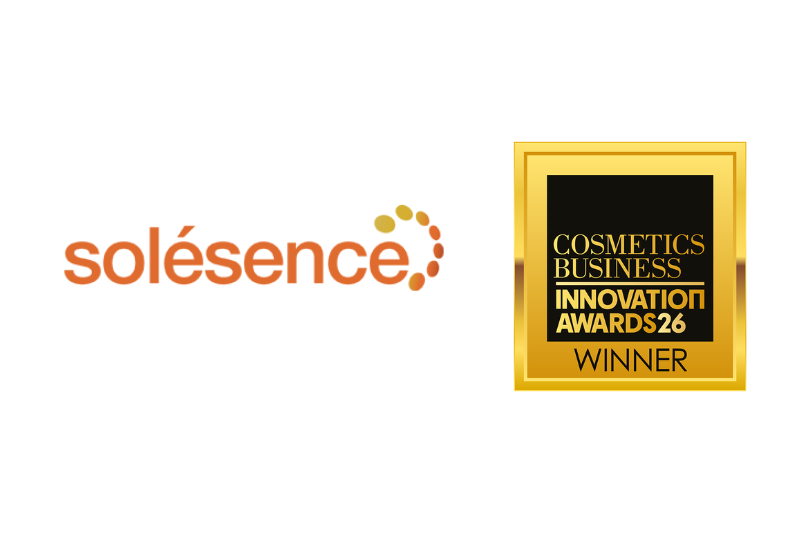 Solésence Beauty Science win the inaugural Cosmetics Business Innovation Awards for Contract Manufacturing Partner of the Year