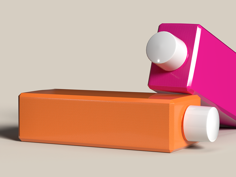 Square shapes and rigorous lines: The packaging that customers notice