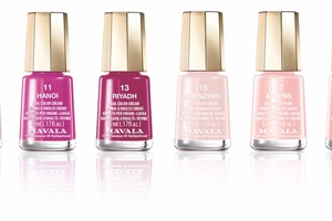 Swiss cosmetics brand Mavala unveils blush nail polishes