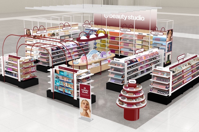 Mock-up design of Target's Beauty Studio