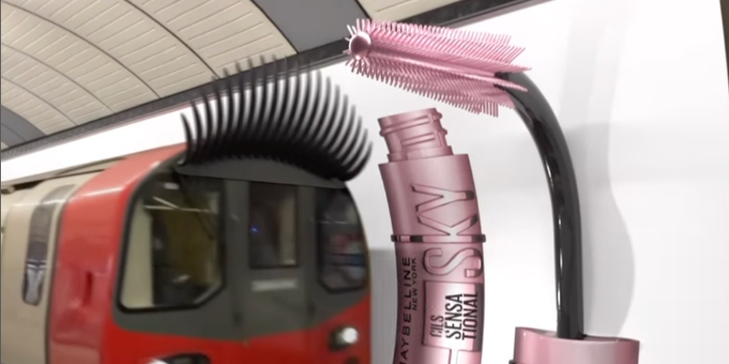 The story behind Maybelline's viral London underground advert