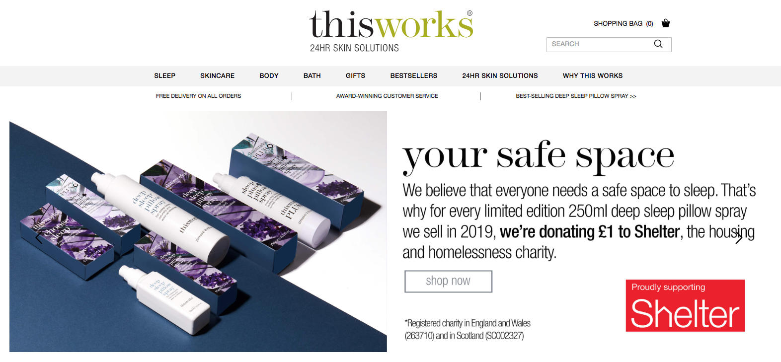 This Works is raising money for homeless charity Shelter and domestic abuse victims 