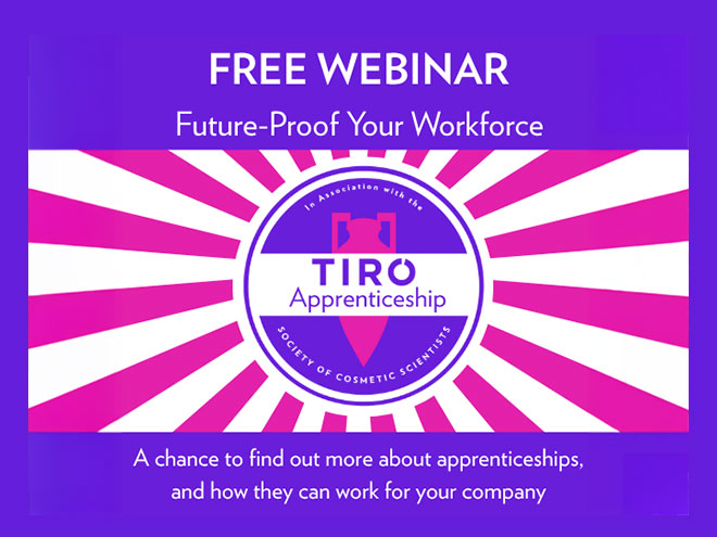 Tiro and the Society of Cosmetic Scientists launch level 3 cosmetic technician apprenticeship