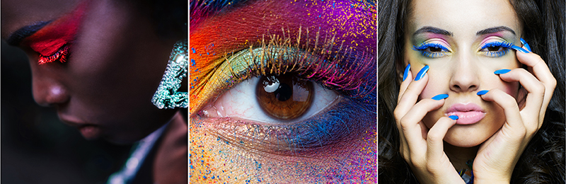 Trade everyday black or brown mascara for a fun and uplifting pop of colour