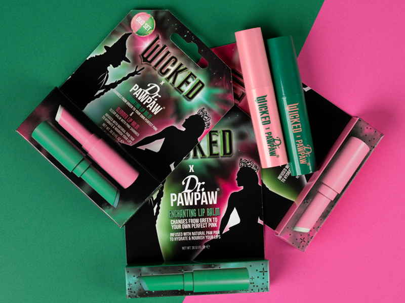 Wicked-Inspired Lip Care by Dr.PAWPAW, in partnership with Universal